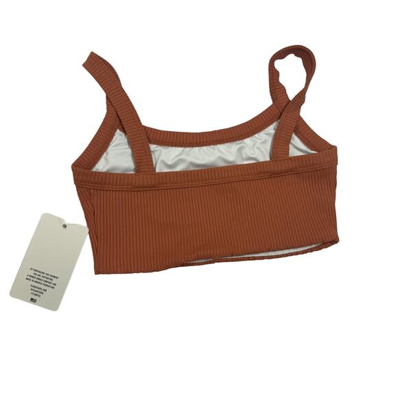 Years of Ours NWT‎ Ribbed 2.0 Bralette- Terracotta Size XS MSRP $65 - Picture 2 of 3